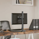 vidaXL fekete acél monitorállvány VESA 75/100 mm