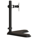 vidaXL fekete acél monitorállvány VESA 75/100 mm