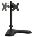 vidaXL fekete acél monitorállvány VESA 75/100 mm