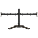 vidaXL dupla fekete acél monitorállvány VESA 75/100 mm