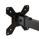 vidaXL dupla fekete acél monitorállvány VESA 75/100 mm