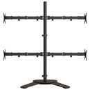 vidaXL fekete acél monitorállvány VESA 75/100 mm
