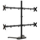 vidaXL fekete acél monitorállvány VESA 75/100 mm