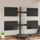 vidaXL fekete acél monitorállvány VESA 75/100 mm