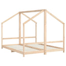 vidaXL tömör fenyőfa gyerekágykeret 2 x (80 x 200) cm