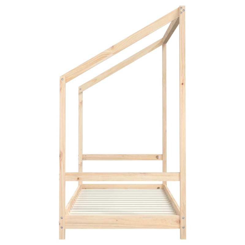 vidaXL tömör fenyőfa gyerekágykeret 2 x (80 x 200) cm