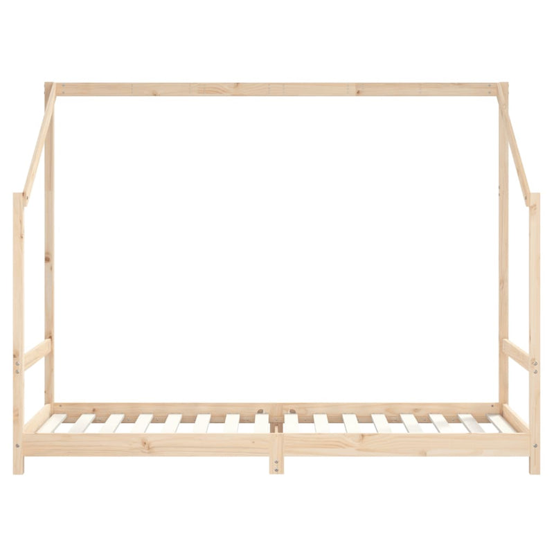 vidaXL tömör fenyőfa gyerekágykeret 2 x (80 x 200) cm