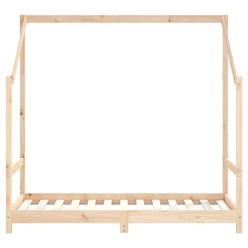 vidaXL tömör fenyőfa gyerekágykeret 2 x (80 x 160) cm