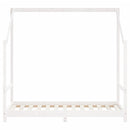 vidaXL fehér tömör fenyőfa gyerekágykeret 2 x (80 x 160) cm