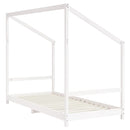 vidaXL fehér tömör fenyőfa gyerekágykeret 2 x (90 x 190) cm