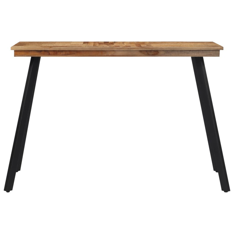 vidaXL tömör tíkfa étkezőasztal 120 x 62 x 76 cm
