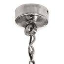 vidaXL alumínium függőlámpa 25 x 25 x 136 cm
