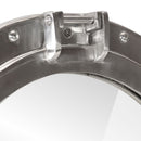 vidaXL alumínium és üveg fali lőrés tükör Ø30 cm