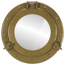 vidaXL alumínium és üveg fali lőrés tükör Ø30 cm