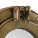 vidaXL alumínium és üveg fali lőrés tükör Ø38 cm