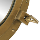 vidaXL alumínium és üveg fali lőrés tükör Ø50 cm