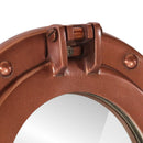 vidaXL alumínium és üveg fali lőrés tükör Ø23 cm