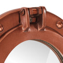 vidaXL alumínium és üveg fali lőrés tükör Ø38 cm