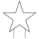 vidaXL karácsonyi csillag fénydekoráció 115 LED 85 cm