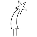 vidaXL karácsonyi hullócsillag fénydekoráció cövekekkel 115 LED 89 cm