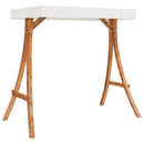 vidaXL tömör lucfenyő hintaszék párnával és tetővel