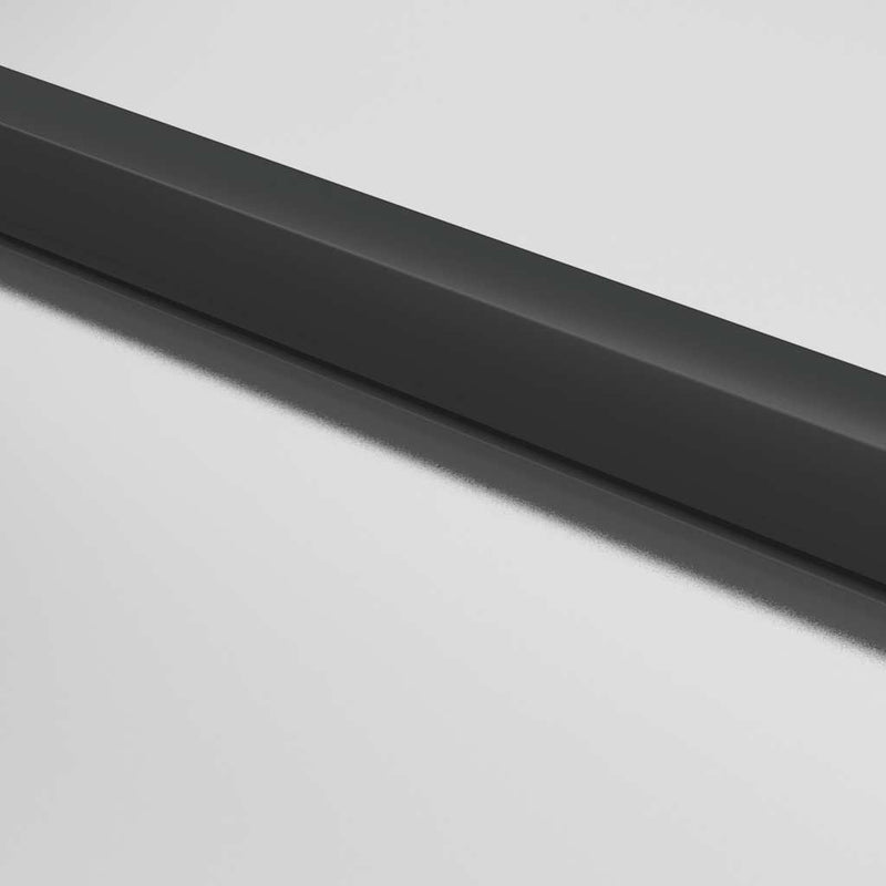 vidaXL fekete edzett üveg és alumínium vékony beltéri ajtó 83x201,5 cm