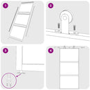 vidaXL aranyszínű átlátszó ESG üveg és alumínium tolóajtó 102,5x205 cm