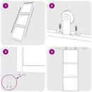 vidaXL aranyszínű ESG tejüveg és alumínium tolóajtó 76 x 205 cm