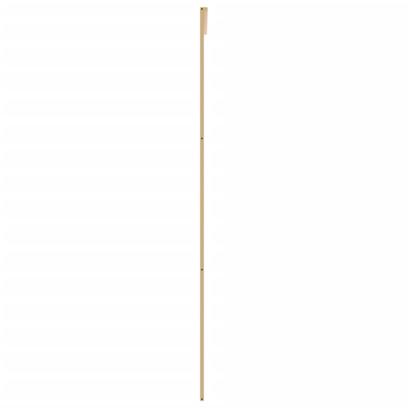 vidaXL aranyszínű átlátszó ESG üveg és alumínium tolóajtó 90 x 205 cm
