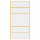 vidaXL aranyszínű átlátszó ESG üveg és alumínium tolóajtó 102,5x205 cm