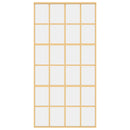 vidaXL aranyszínű átlátszó ESG üveg és alumínium tolóajtó 102,5x205 cm