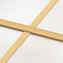 vidaXL aranyszínű ESG tejüveg és alumínium tolóajtó 76 x 205 cm