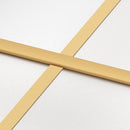 vidaXL aranyszínű ESG tejüveg és alumínium tolóajtó 102,5 x 205 cm