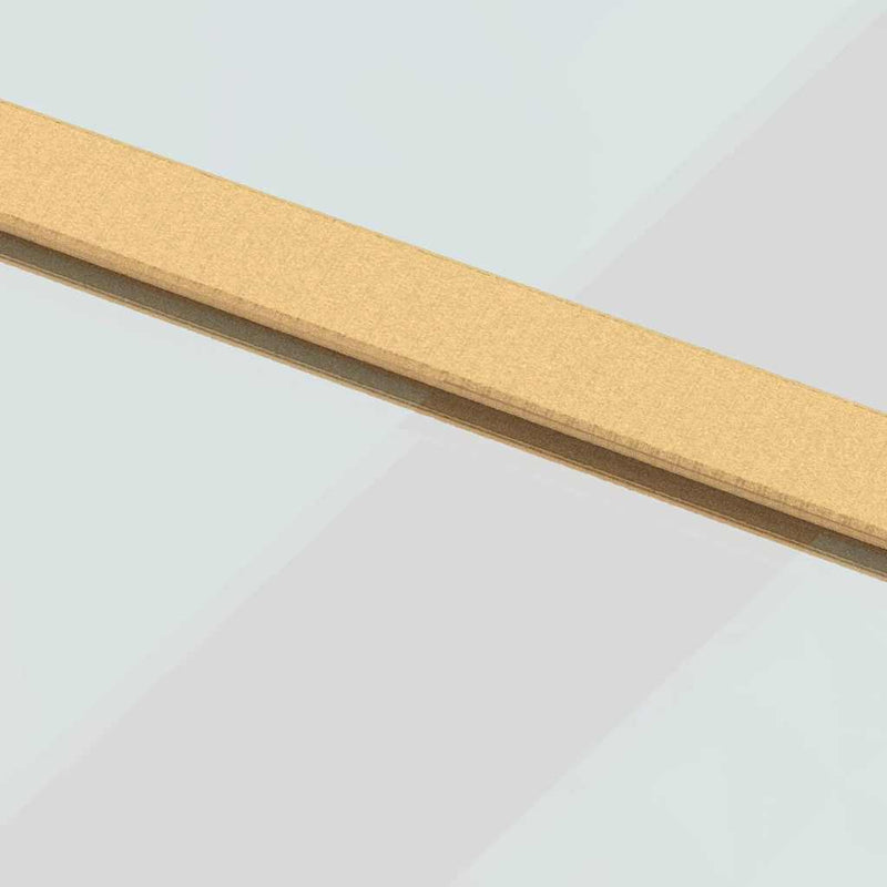 vidaXL aranyszínű átlátszó ESG üveg és alumínium tolóajtó 76 x 205 cm