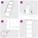 vidaXL aranyszínű átlátszó ESG üveg és alumínium tolóajtó 76 x 205 cm