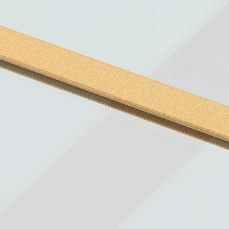 vidaXL aranyszínű átlátszó ESG üveg és alumínium tolóajtó 90 x 205 cm
