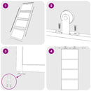 vidaXL aranyszínű átlátszó ESG üveg és alumínium tolóajtó 90 x 205 cm