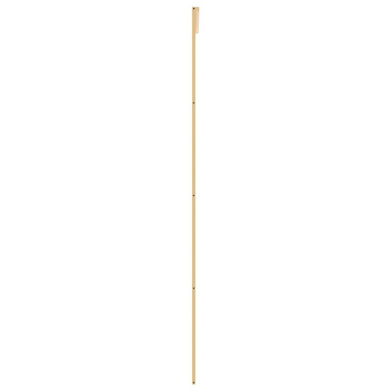 vidaXL aranyszínű átlátszó ESG üveg és alumínium tolóajtó 102,5x205 cm