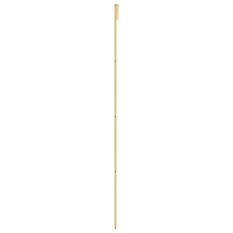 vidaXL aranyszínű ESG tejüveg és alumínium tolóajtó 76 x 205 cm