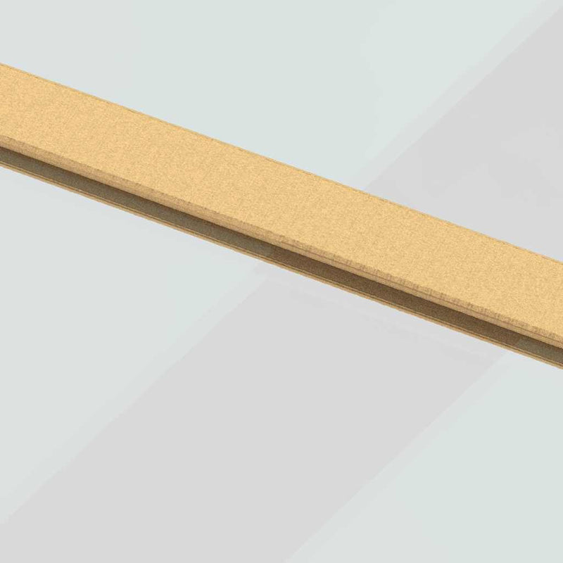 vidaXL aranyszínű átlátszó ESG üveg és alumínium tolóajtó 90 x 205 cm
