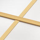 vidaXL aranyszínű ESG tejüveg és alumínium tolóajtó 102,5 x 205 cm