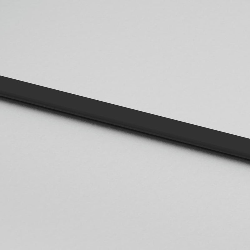 vidaXL fekete edzett üveg és alumínium tolóajtó 90 x 205 cm