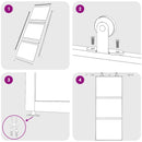 vidaXL fekete edzett üveg és alumínium tolóajtó 90 x 205 cm