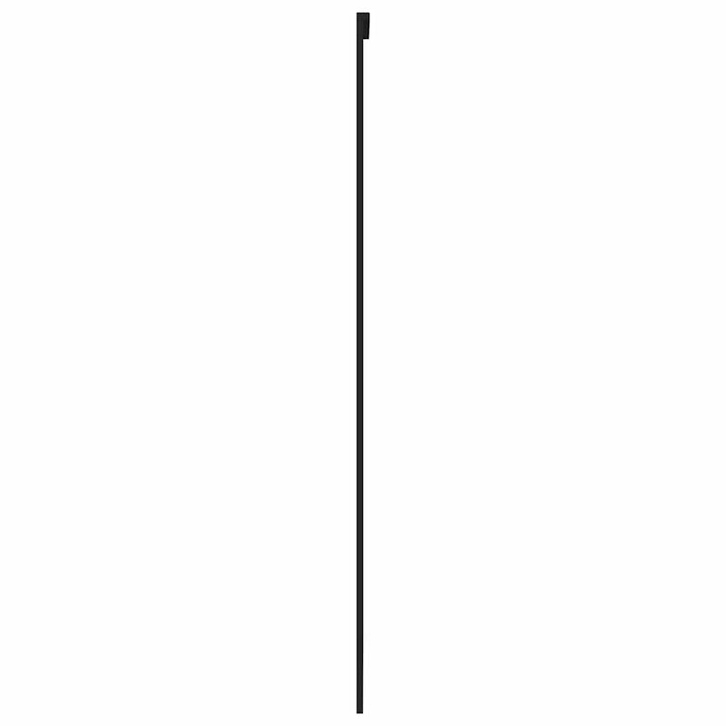 vidaXL fekete edzett üveg és alumínium tolóajtó 102,5 x 205 cm