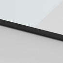 vidaXL fekete edzett üveg és alumínium tolóajtó 76 x 205 cm