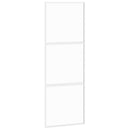 vidaXL fehér edzett üveg és alumínium tolóajtó 76 x 205 cm