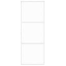vidaXL fehér edzett üveg és alumínium tolóajtó 76 x 205 cm