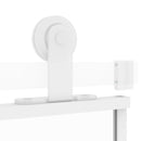 vidaXL fehér edzett üveg és alumínium tolóajtó 76 x 205 cm