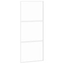 vidaXL fehér edzett üveg és alumínium tolóajtó 90 x 205 cm
