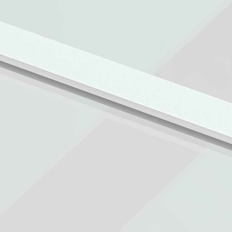 vidaXL fehér edzett üveg és alumínium tolóajtó 90 x 205 cm